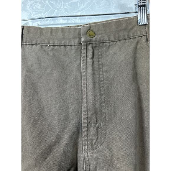 Columbia Pants 40 Brown Canvas Zip Pockets Outdoors Hiking Gorpcore - Picture 5 of 16